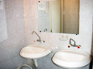Ванная комната, хостел Марионетка, Санкт-Петербург