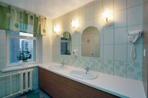 Ванная комната хостела Островок, Санкт-Петербург