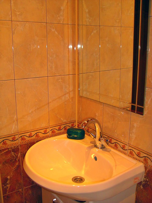 Ванная комната в хостеле Юлана на Невском, Санкт-Петербург